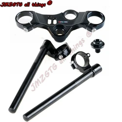 Motorcycle Racing CNC Clip On Handle Bars For YAMAHA R3 2019 2020 2021 2022 Clip On Handle Bars