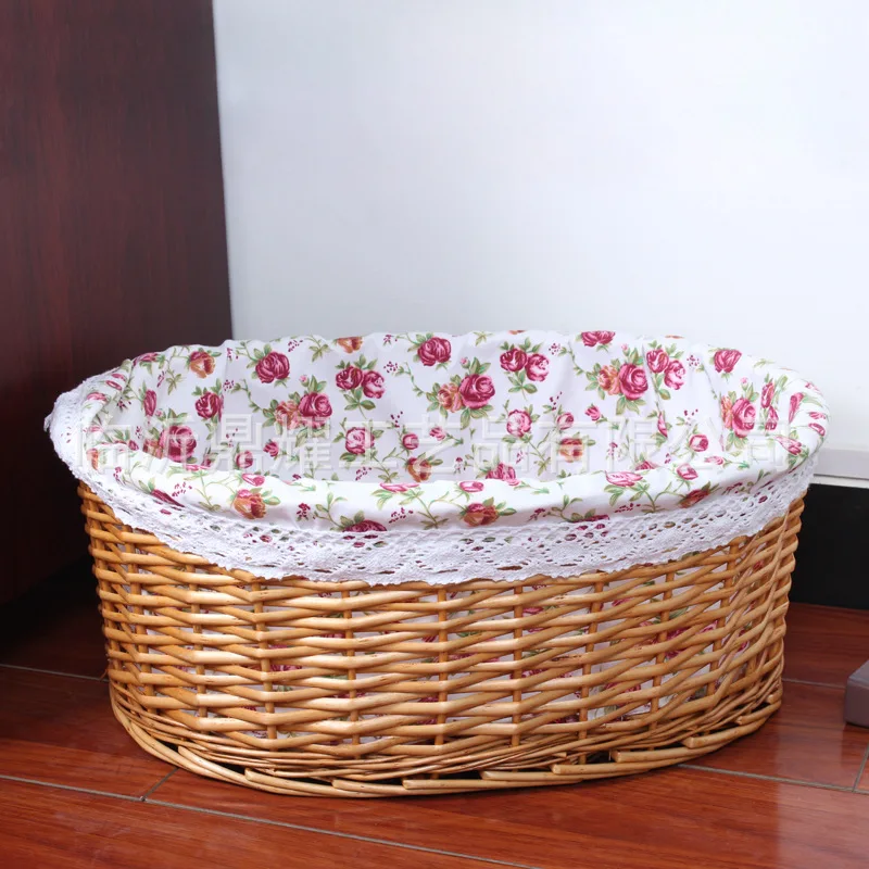 

Rattan Storage Basket Oval Wicker Storage Basket Non-rattan Books and Newspapers Sundries Basket Woven Household Supplies