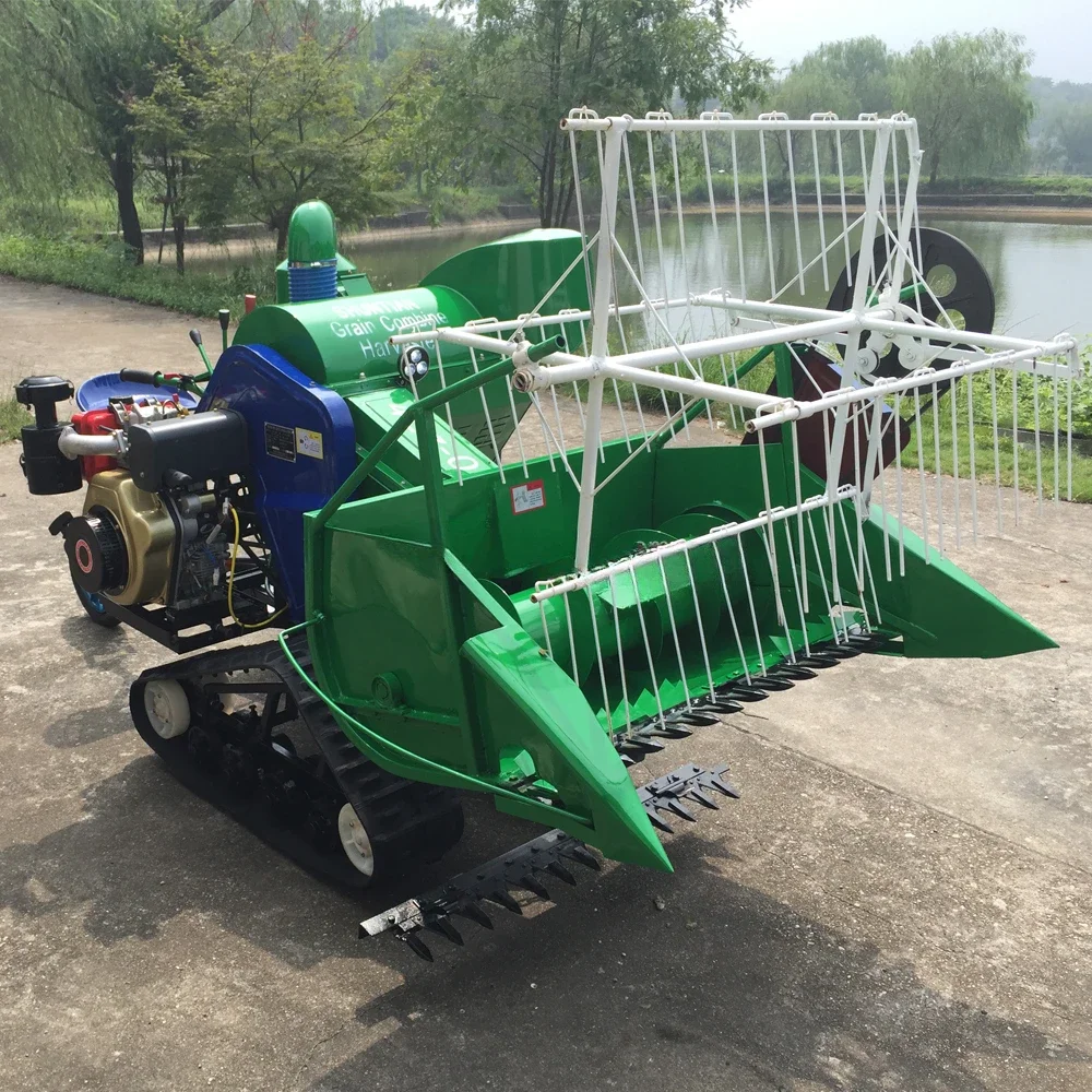 High Quality Combine Harvester Mini Reaper Binder-mini Rice Combine Harvester