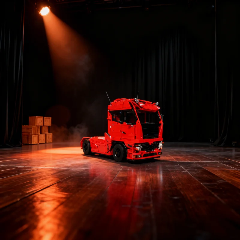 

4120pcs MOC Euro Tractor Truck Technical Model Building Blocks Creative Display Gift Collectible Decor Kids Premium Adult Desk