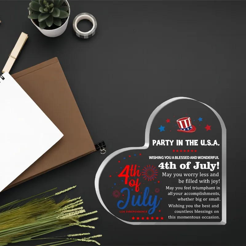 لوحة وطنية 4 يوليو - ديكور وسطح الطاولة لعيد الاستقلال