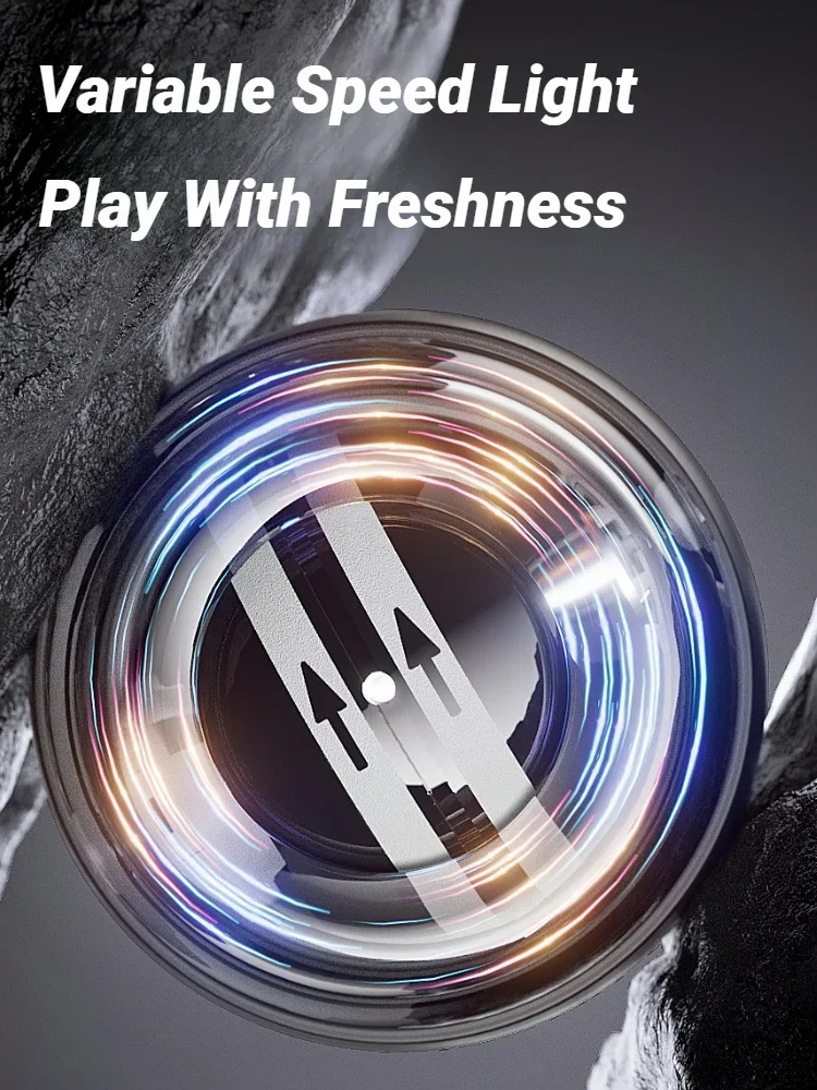 Exerciser Muscle Power Ball Unterarm Fitnessgeräte Gyroskop Power Ball Gyro Handgelenk Booster Trainer Hand Übung Grip Glow