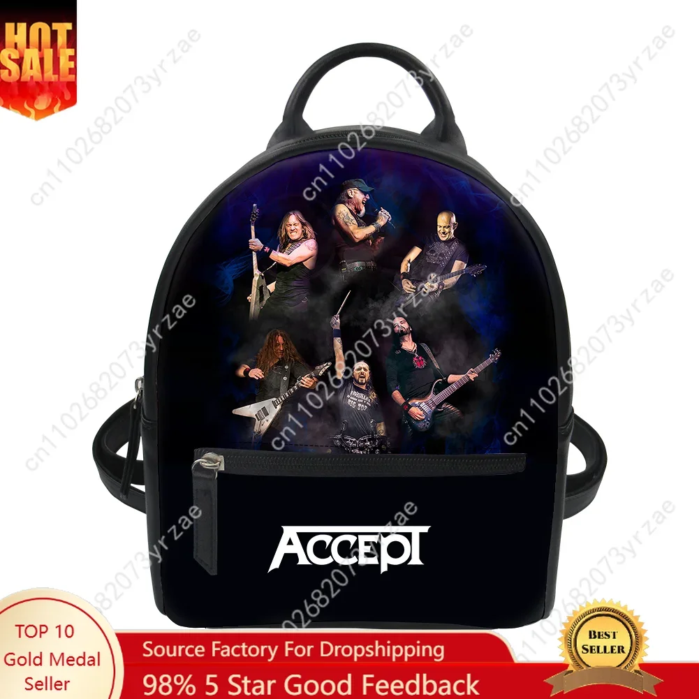 Accept Band Backpack Purse Women Child Schoolbags Personalized Double Shoulder Bag High Quality Daypack Travel Customized Bag
