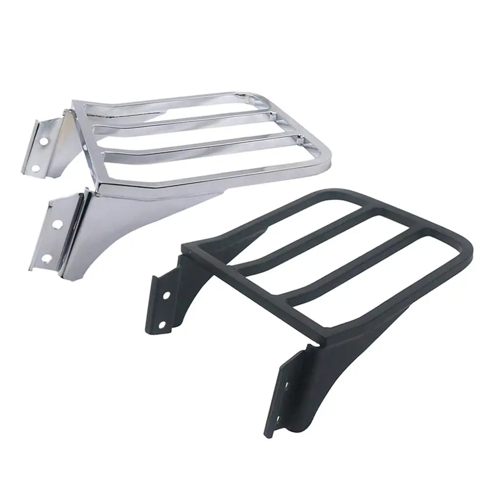 Steel Backrest Luggage Rear Carrier Motorcycles Accessories 125cc for Compatible XL FLST FXD Models