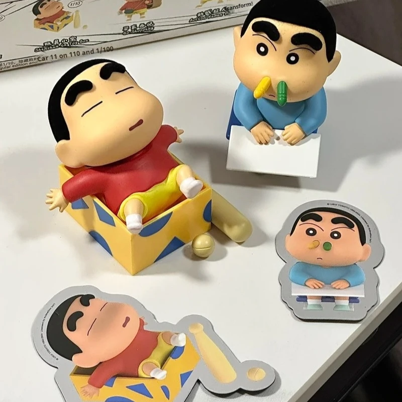 

52TOYS Crayon Shin-Chan Early Animation Emtion Series Blind Box Early Face Funny Figurine Trendy Toy Desktop Ornament Gift