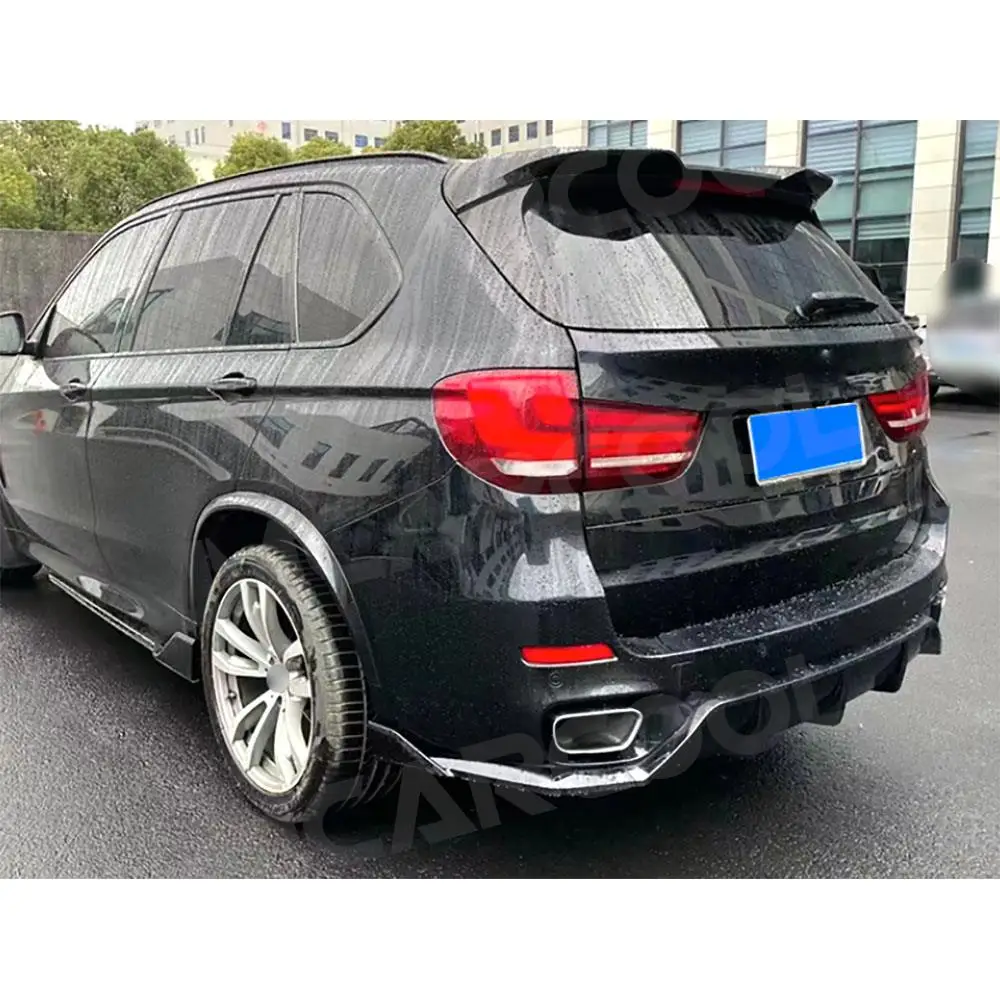 

Car Rear Bumper Diffuser Lip Spoiler Side Splitter Winglet Apron for BMW X5 F15 M Sport 2015-2018 ABS Body Kits Car Accessories
