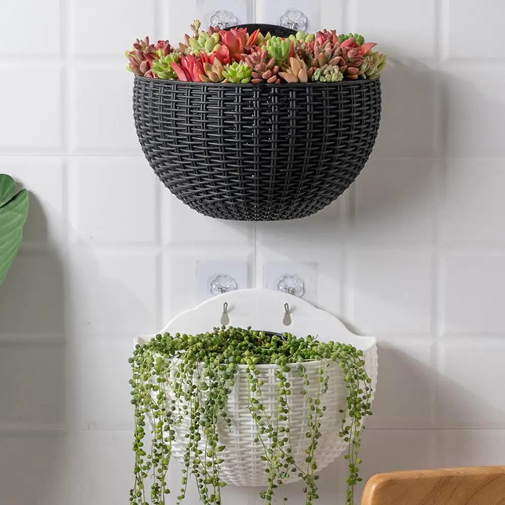 Maceta colgante de pared para el hogar, florero de plantas levitantes, organizador de almacenamiento de pared, macetas montadas en la pared, estilo