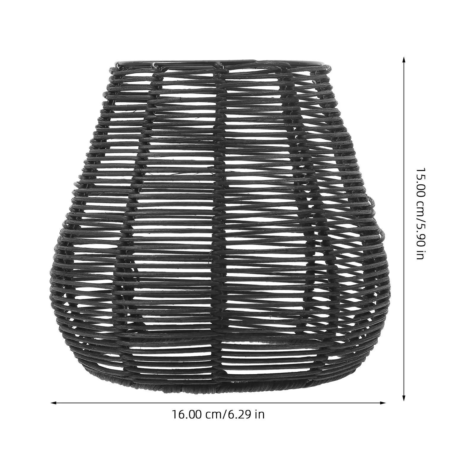 

Woven Rattan Lampshade Pendant Shade Rustic Hanging Lamp Cover For Home Kitchen Bar Hotel Decorative Ceiling Light Cover