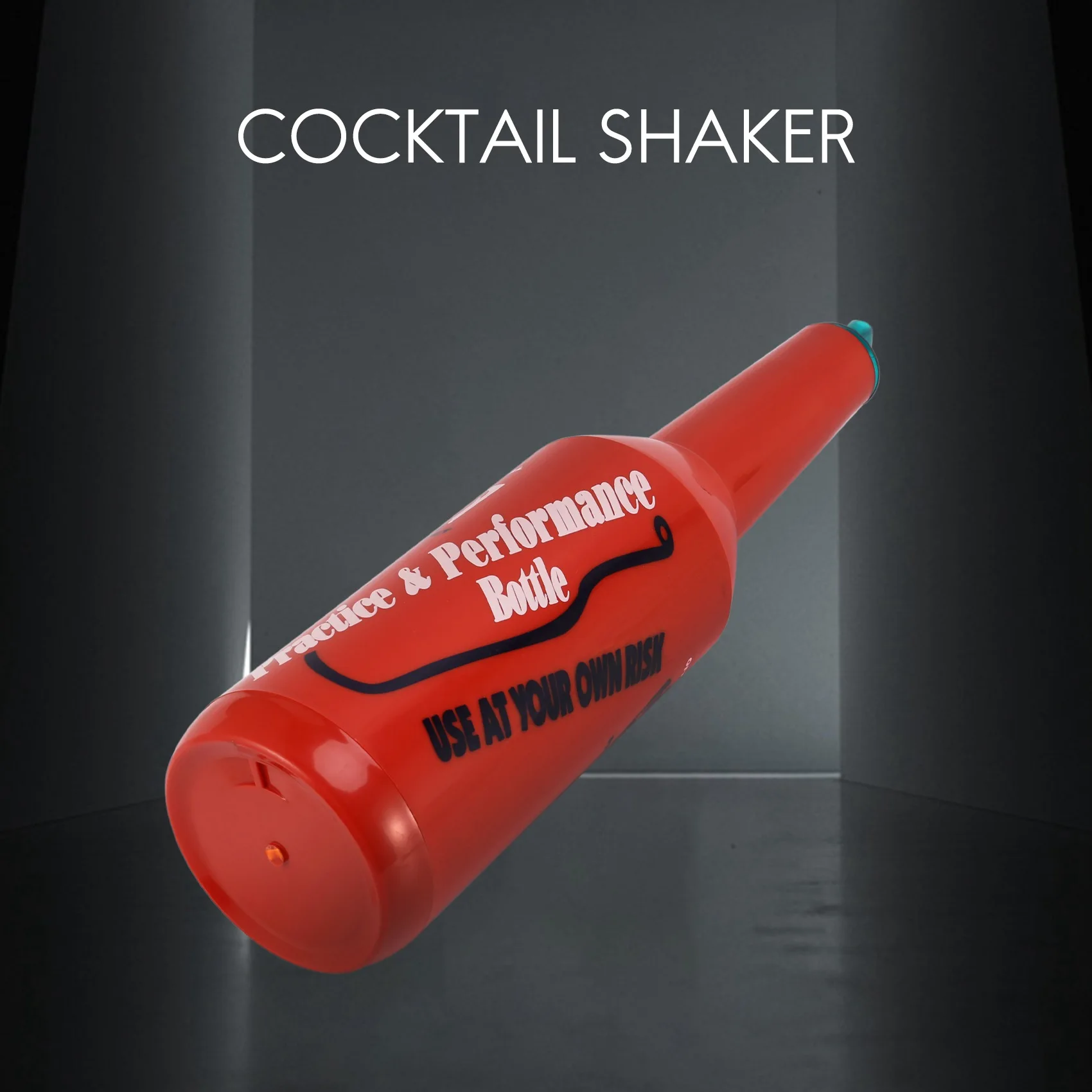 Flair Bartender Bartending Practice Bar Pub Botella Vino Coctelera - Rojo