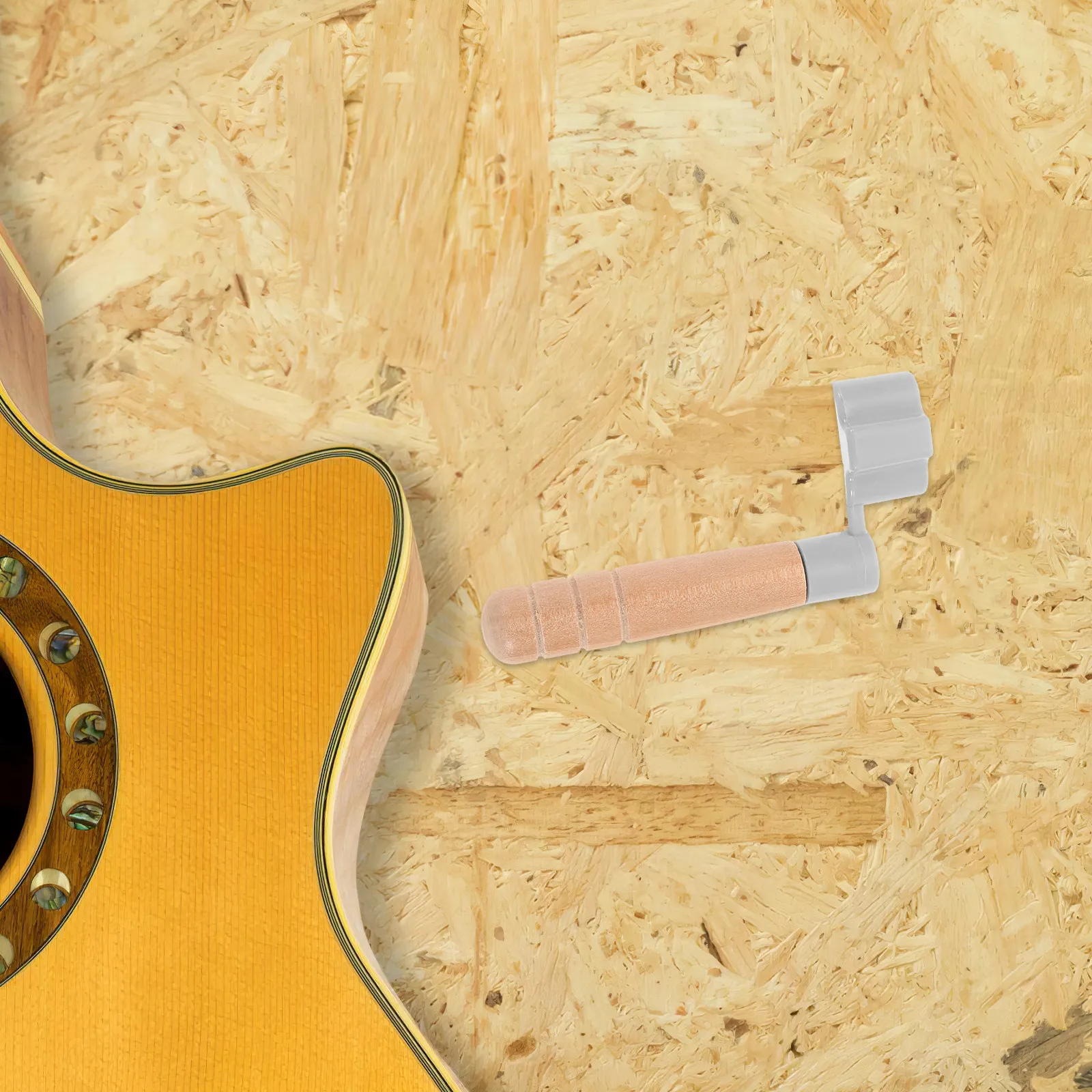 

Guitar String Winder Wood Handle Peg Winder Tool Acoustic Electric Guitar String Changer Bridge Pin Puller Repair Tool