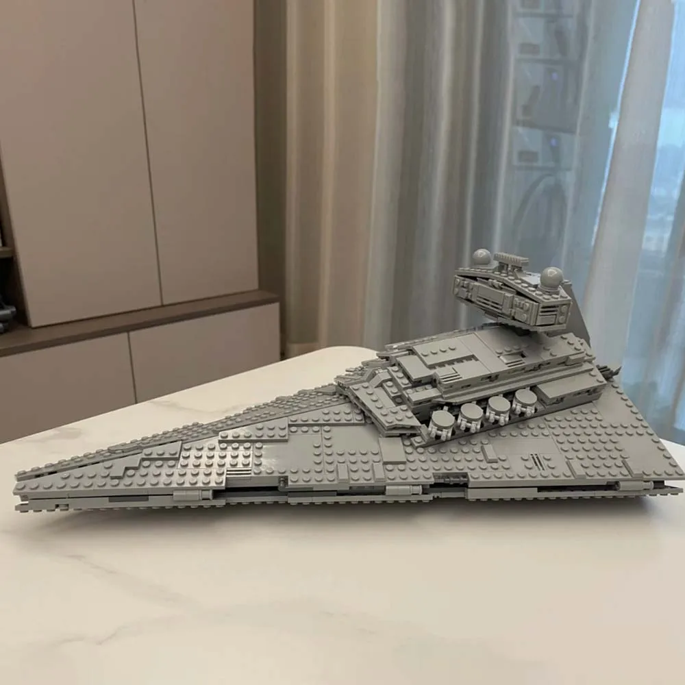 

MOC Creative 1555Pcs Imperial Destroyer Buidling Blocks Spce Model Bricks Toys Adults Christmas Birthday Gifts