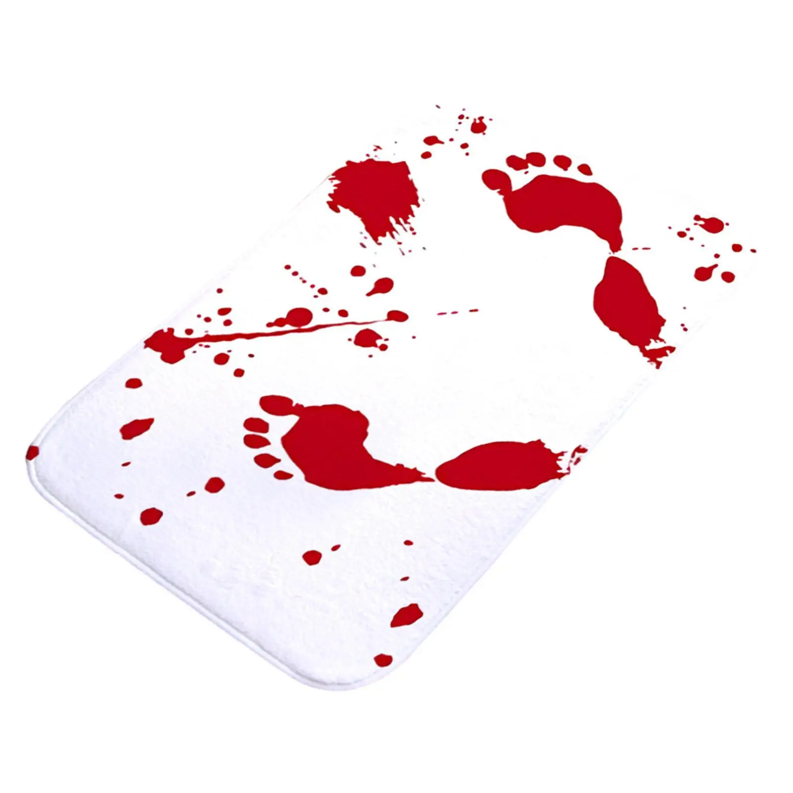 Halloween Bloody Bathroom Rug Home Decor Washable Bedroom Rug Absorbent Shower