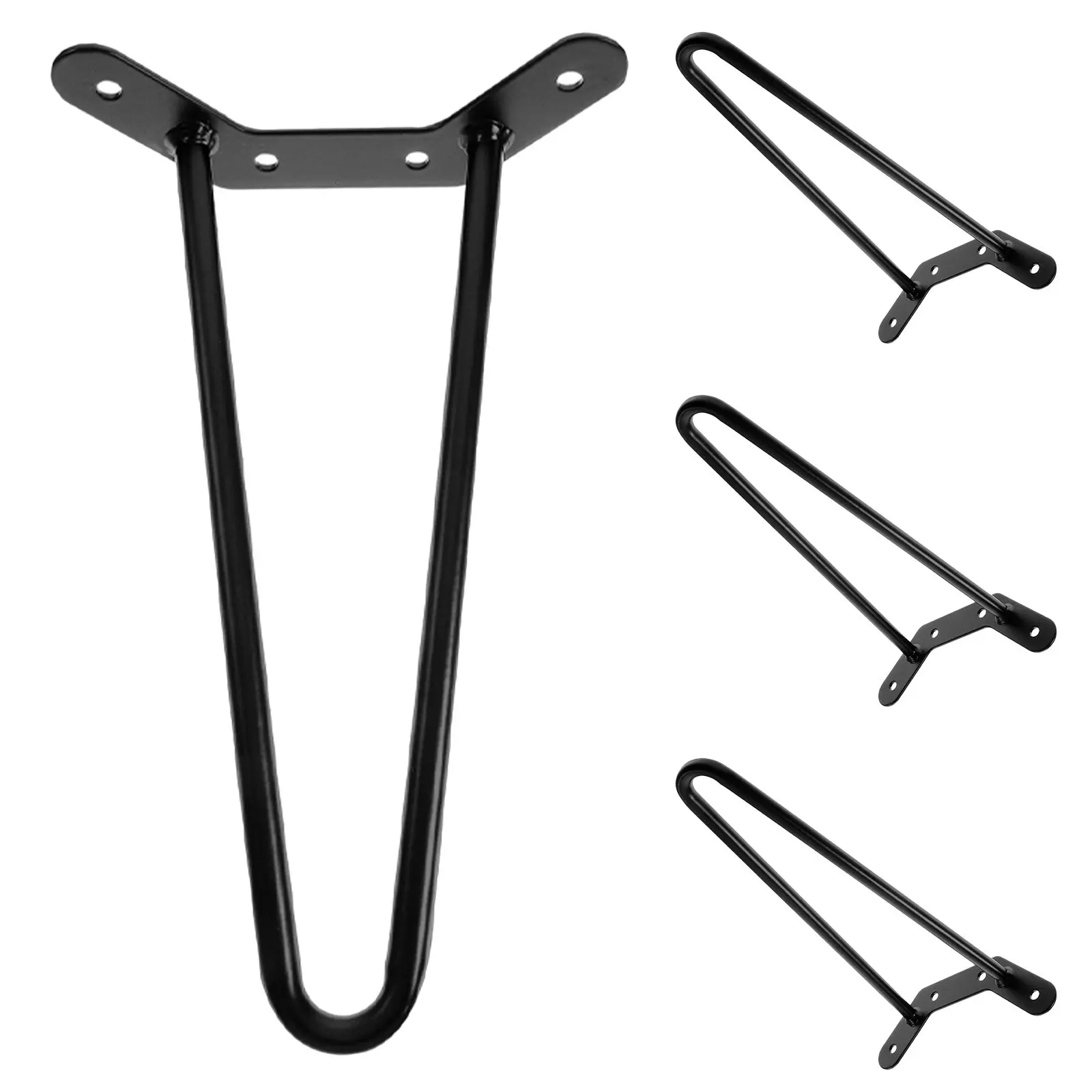 Legs Support Feet Furniture Sofa Table Cabinet Replacement Halloween Christmas Coffee Table Legs Black 4PCS