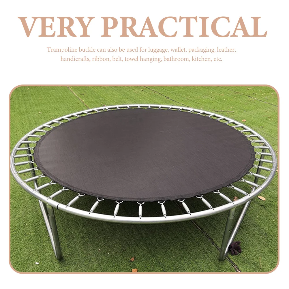 

40 set Triangle Ring Buckle For Trampoline Iron Parts Wear-Resistant Durable Replacement Portable Outdoor Safety Bouncing Tool