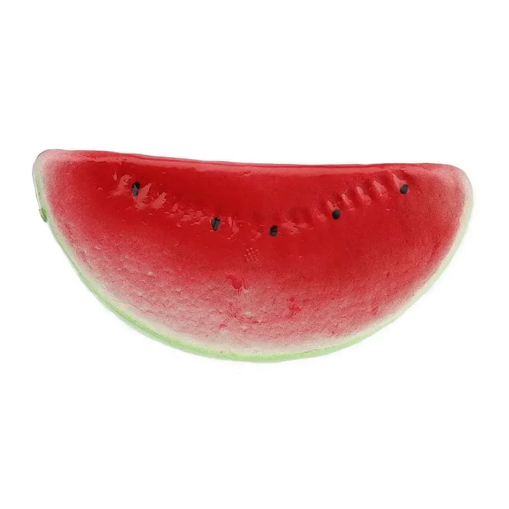 

1pc Fake Fruit Simulated Watermelon Slices Artificial Fruits Simulation Water Melon Model Shop Photography Props