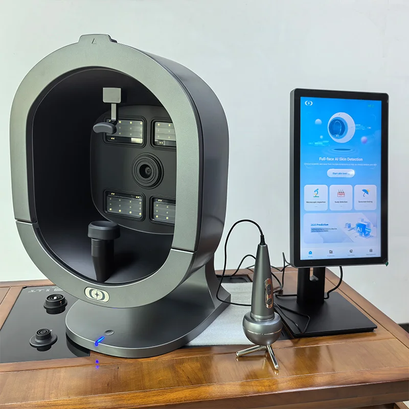 전문가용 데스크탑 X5 Pro 피부 검사기 모발 모낭 감지기 얼굴 3D 피부 스캐너 HD 기기 스마트 피부 분석기