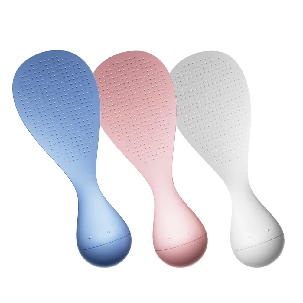 

3Pcs Unbreakable Standing Rice Paddle Nonstick Heat Resistant Spoon Kitchen Rice Cooker Serving Scoop Spatula Cooking Utensil