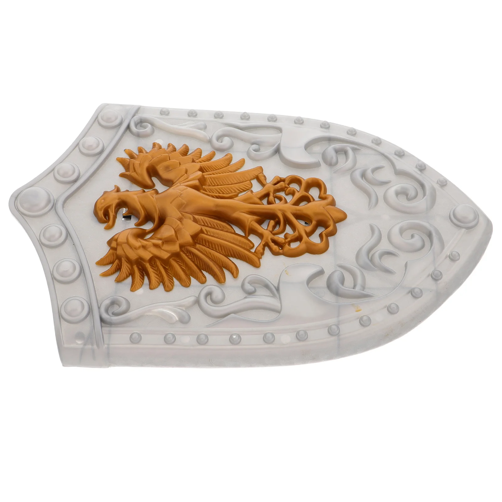 Escudo de caballero de plástico duradero, ligero, Medieval, para Cosplay, fiesta de Halloween, puesta en escena