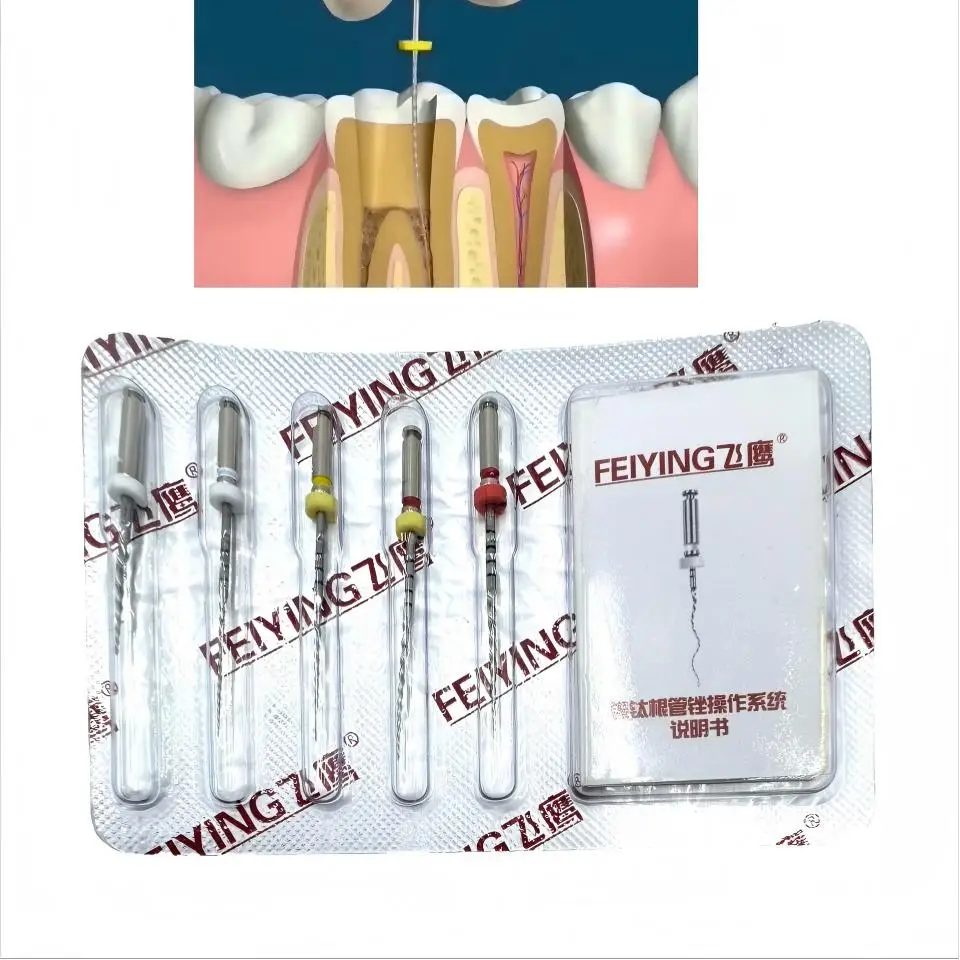Dental Rotary NiTi Endodontic Files Flexible Root Canal Shaping Instruments For Professional Dental Clinic Surgery Treatment