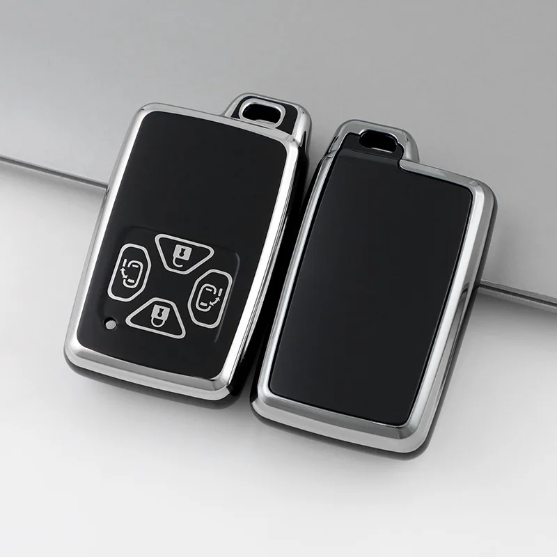 Car Key Case Cover for Toyota Noah Tarago Mark X Yaris Estima RAV4 Voxy Corolla TPU 3 Button Fob Shell Protector Accessories