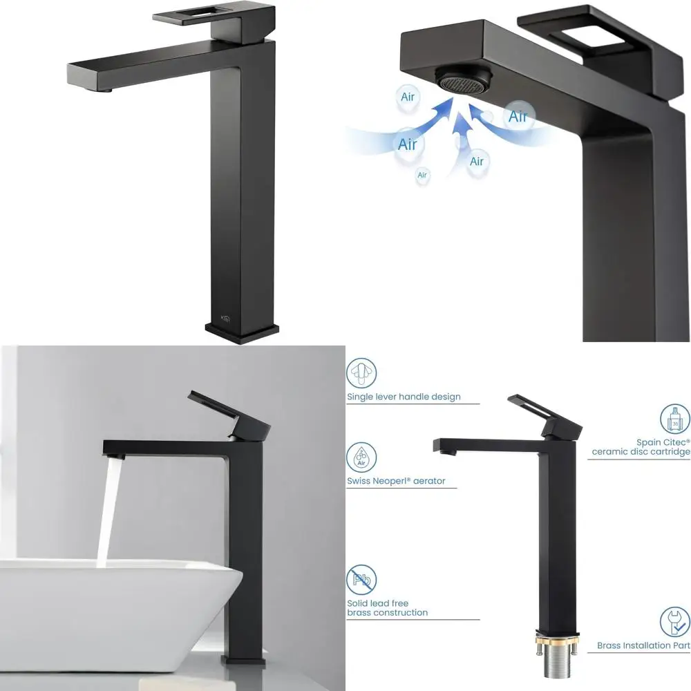 

Высококлассный латунный смеситель с одной ручкой для раковины в ванной комнате - прочный, водосберегающий дизайн с длительным качеством