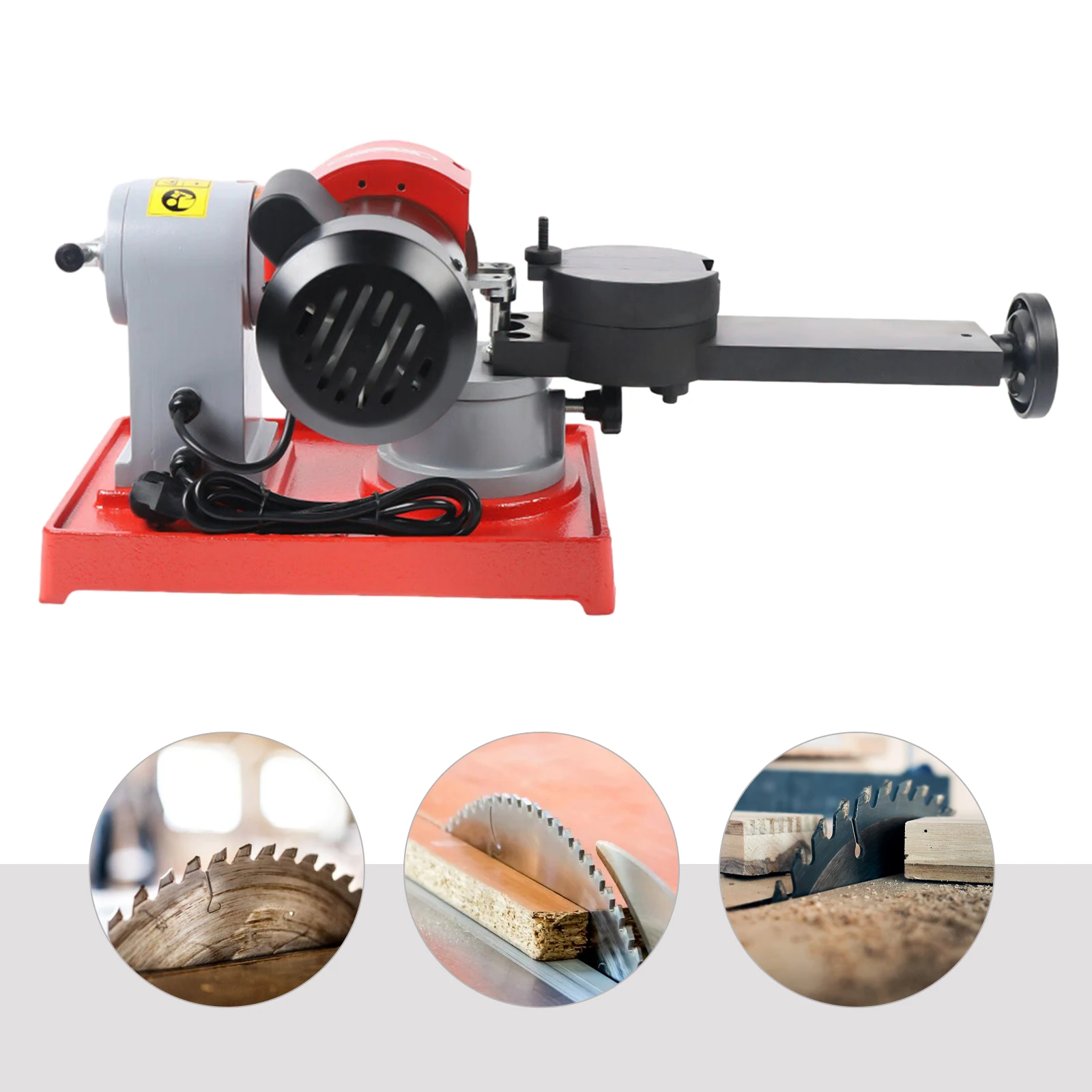 370W Saw Blade Grinder Sharpener Machine Rotary Angle Mill Grinding Automated  Blade Sharpener Machine Carbide Tipped Saw