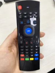 MX3 Voice Air Mouse Mini Keyboard 2.4G Wireless Remote Fly Mouse with IR Learning for Android Smart TV Box X96 H96 MAX