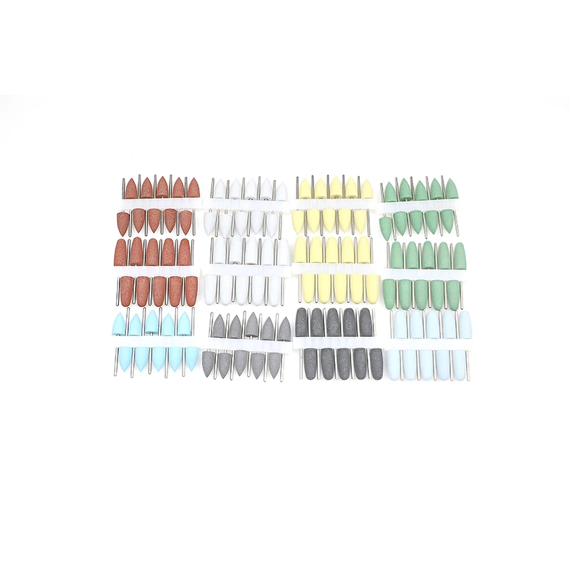 

10pcs Dental Lab Polishers Rubber Polishers Burs Teeth Whitening Tool Dental Lab Materials