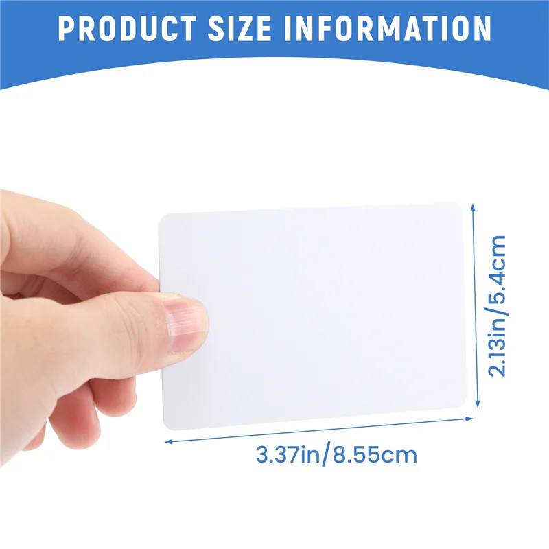 【Hot Ltem】20Pcs NFC Cards White Blank For NTAG215 PVC Tags Waterpoof 504Bytes Chip Sticker
