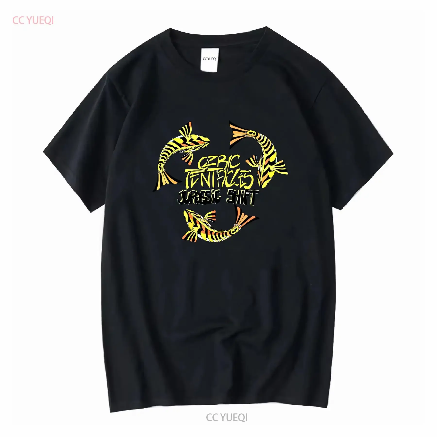 Vintage 1993 Ozric Tentacles Jurassic Shift Promo T Shirt XL Psychedelic Rock long or short sleeves vintage Washed fashion