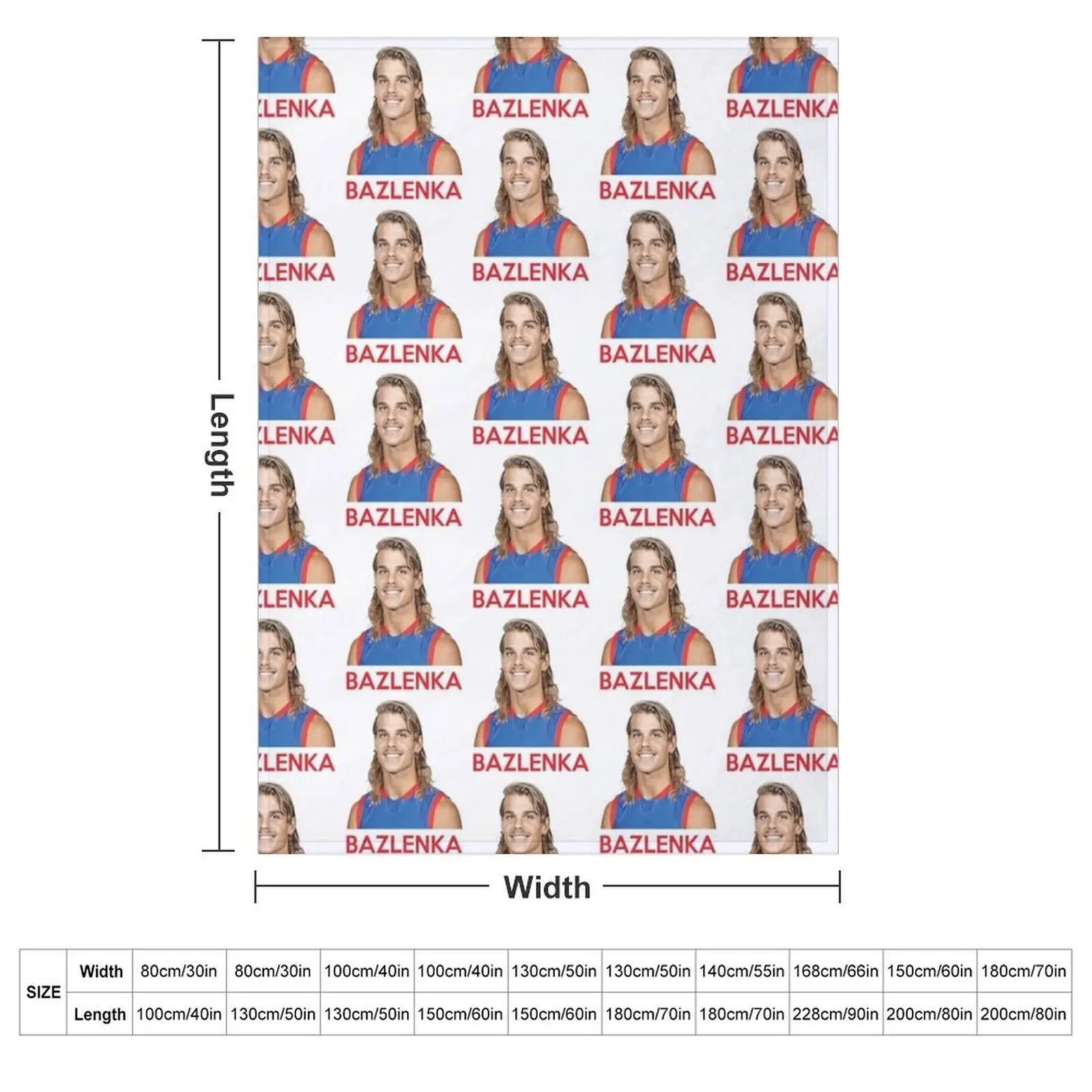 Bazlenka Bulldogs Bailey Smith Throw Blanket couch cozy soft plush fuzzy picnic outdoor blanket