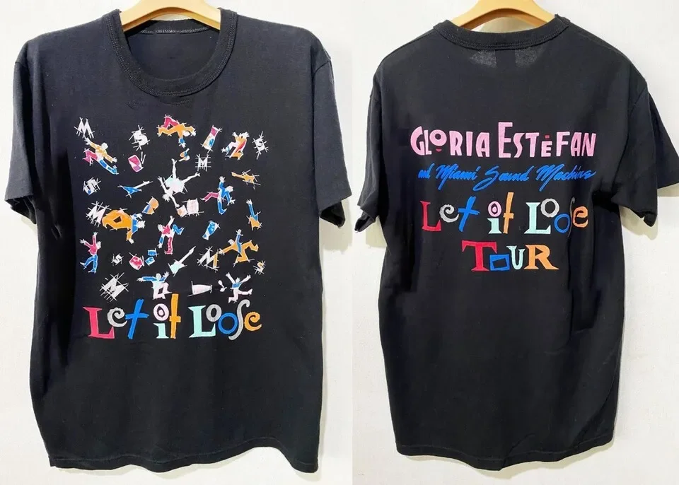 Gloria Estefan Let It Loose Unisex Heavy Cotton T-Shirt Full Size UU940
