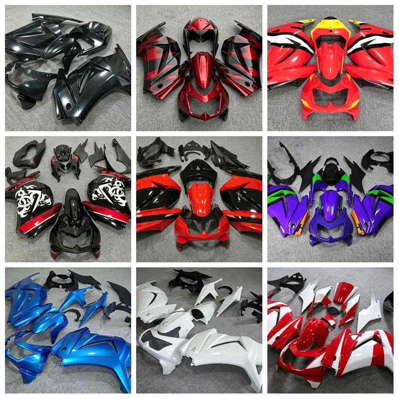 Suitable for kawasaki NINJA250 2008 9 10 11 2012 motorcycle fairing shell accessories Multicolor optional can be customized