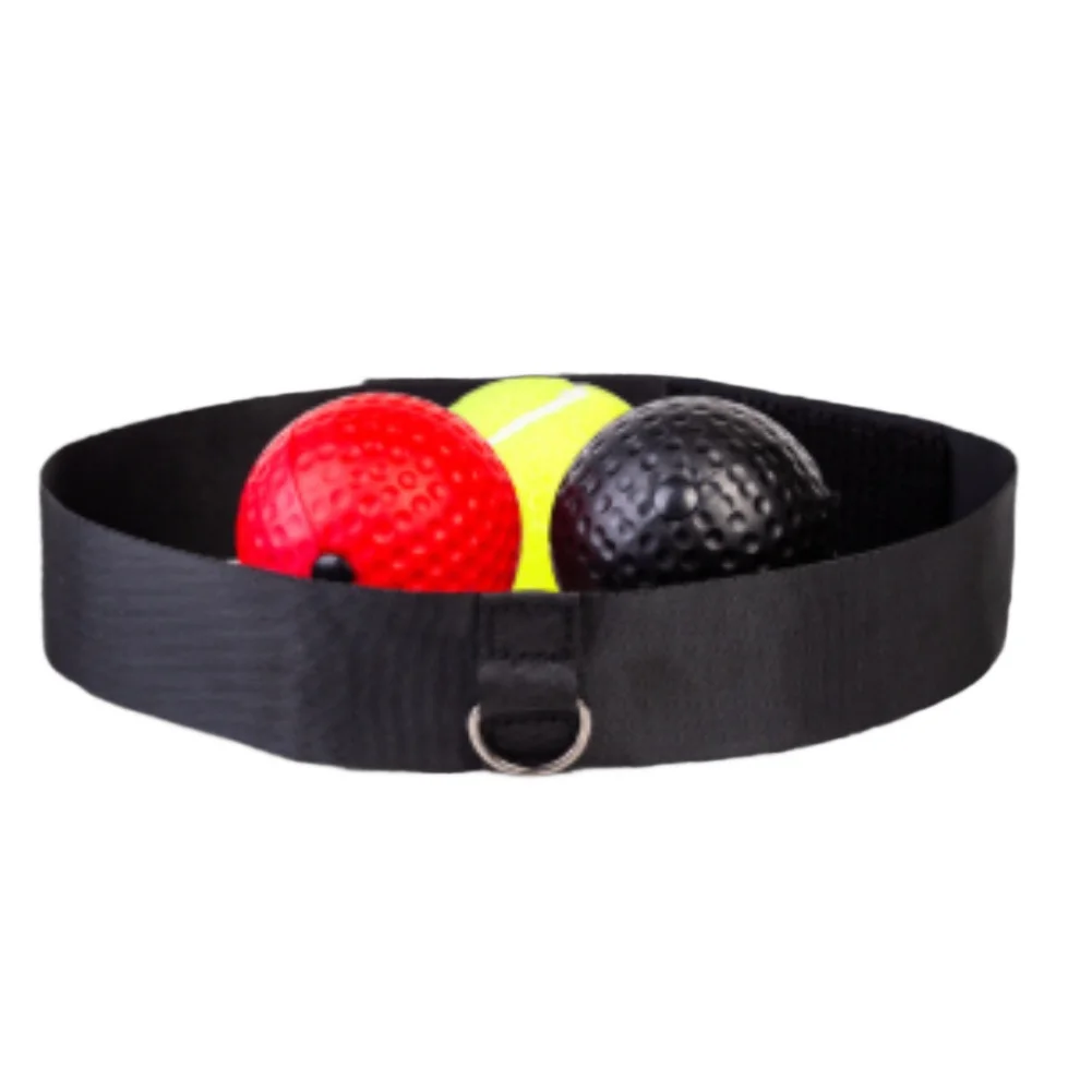 3 Ball for reflex Training Kit with Head Mounted Silicone Band for Boxing Speed Coordination and Focus Development