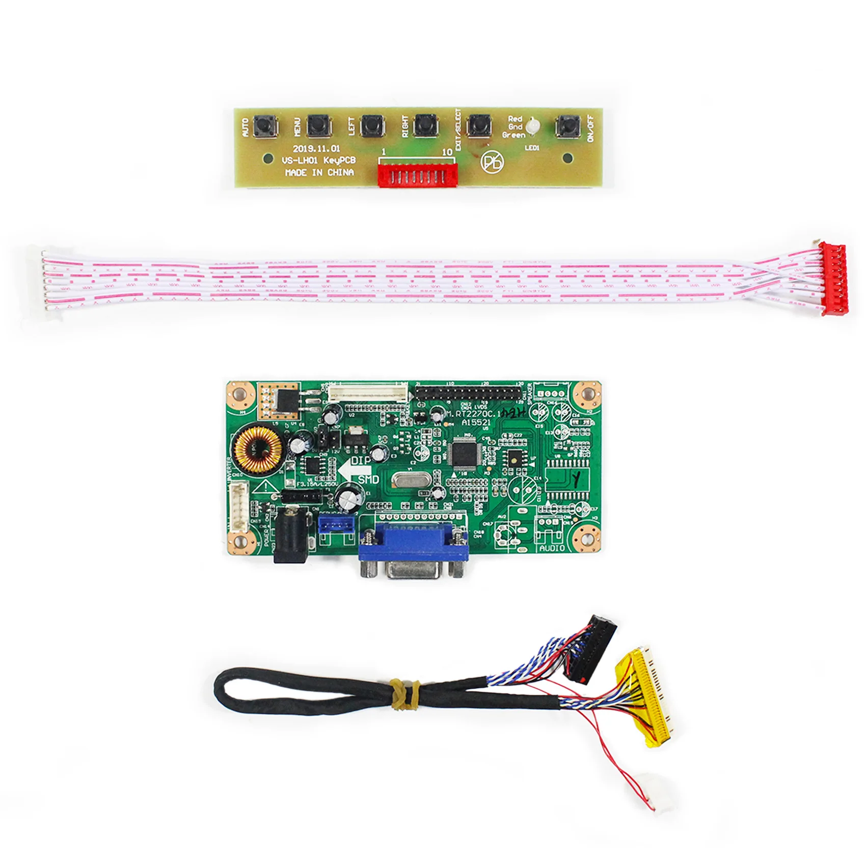 RT2270C  VGA LCD Controller Board For 12.1inch LB121S03-TL04 800x600 LCD Screen