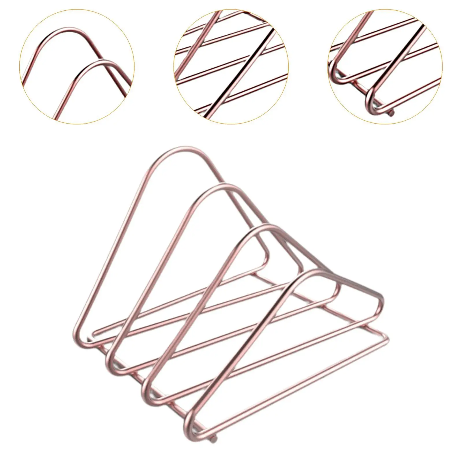 Clipboard Holder Decor Professional European Style File Shelf Desk Storage Rack File Organizer for Domestic Desk Countertop