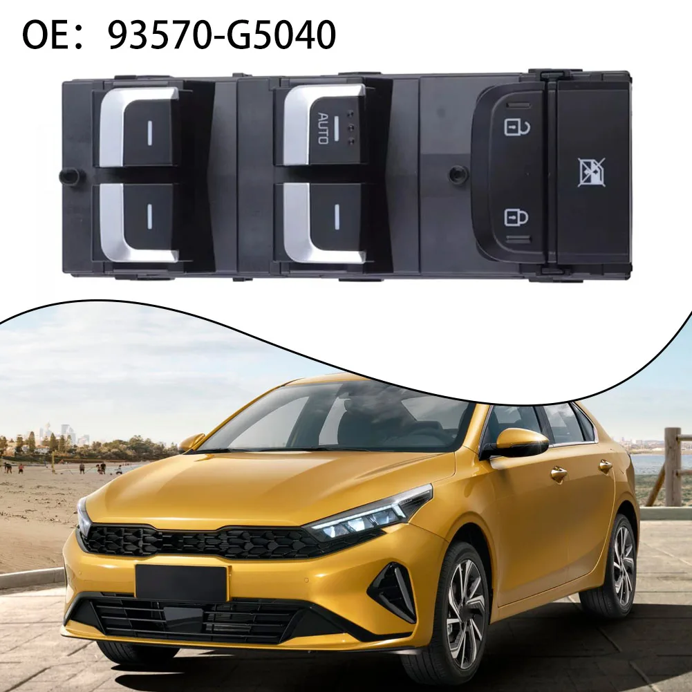 Window Regulator Power Control Switch Car Maintenance ABS-Metal Material Anti-Corrosion OEM Number 93570-G5040