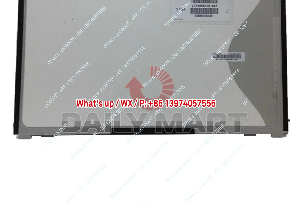 Nueva casete LTN156KT06-801 Pantalla LCD de 15,6 pulgadas -