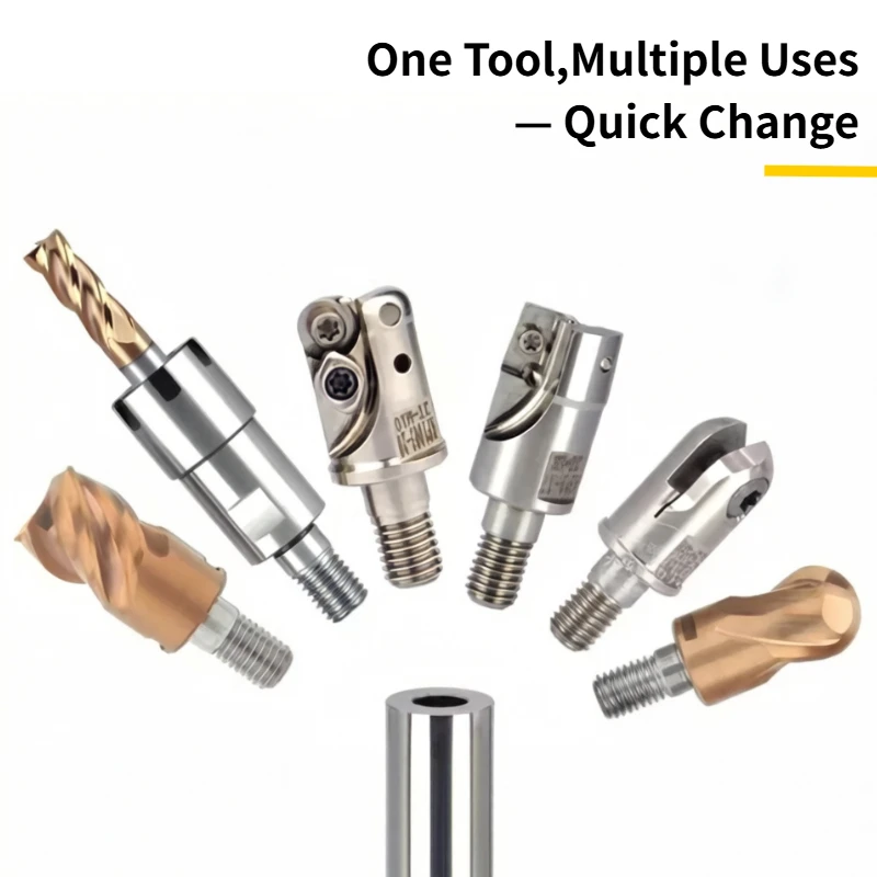 Tungsten Carbide Anti-vibration Tool Holder/Thread Lock-tooth /High-precision/8-32mm/100-350L/Hard Alloy CNC Holder