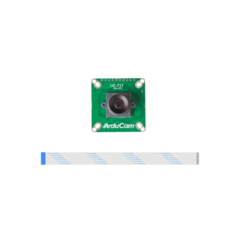 Arducam IMX296 1.58MP Mono Global Shutter Camera, M12 Lens Raspberry Pi Machine Vision Module