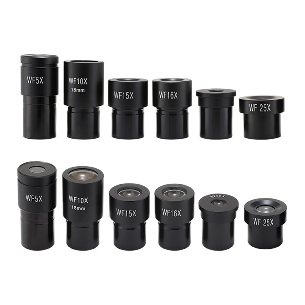 

1PCS Biological Microscope Wide-angle Eyepiece 23.2mm 5X-25X Aperture Eyepiece Biological Microscope Wide-angle Eyepiece