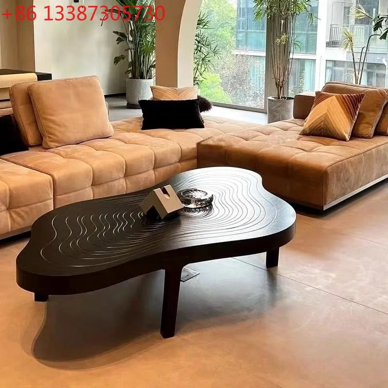 Nuvola di lusso leggera di fascia alta in legno massello semplice soggiorno moderno piccolo appartamento casa