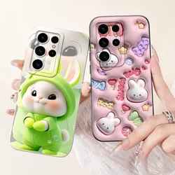 Case for Samsung Galaxy S22 S23 S24 Ultra Cover Cartoon  Soft Silicone Proective Cover For SamsungS22 Ultra S 23Ultra Phone Bags