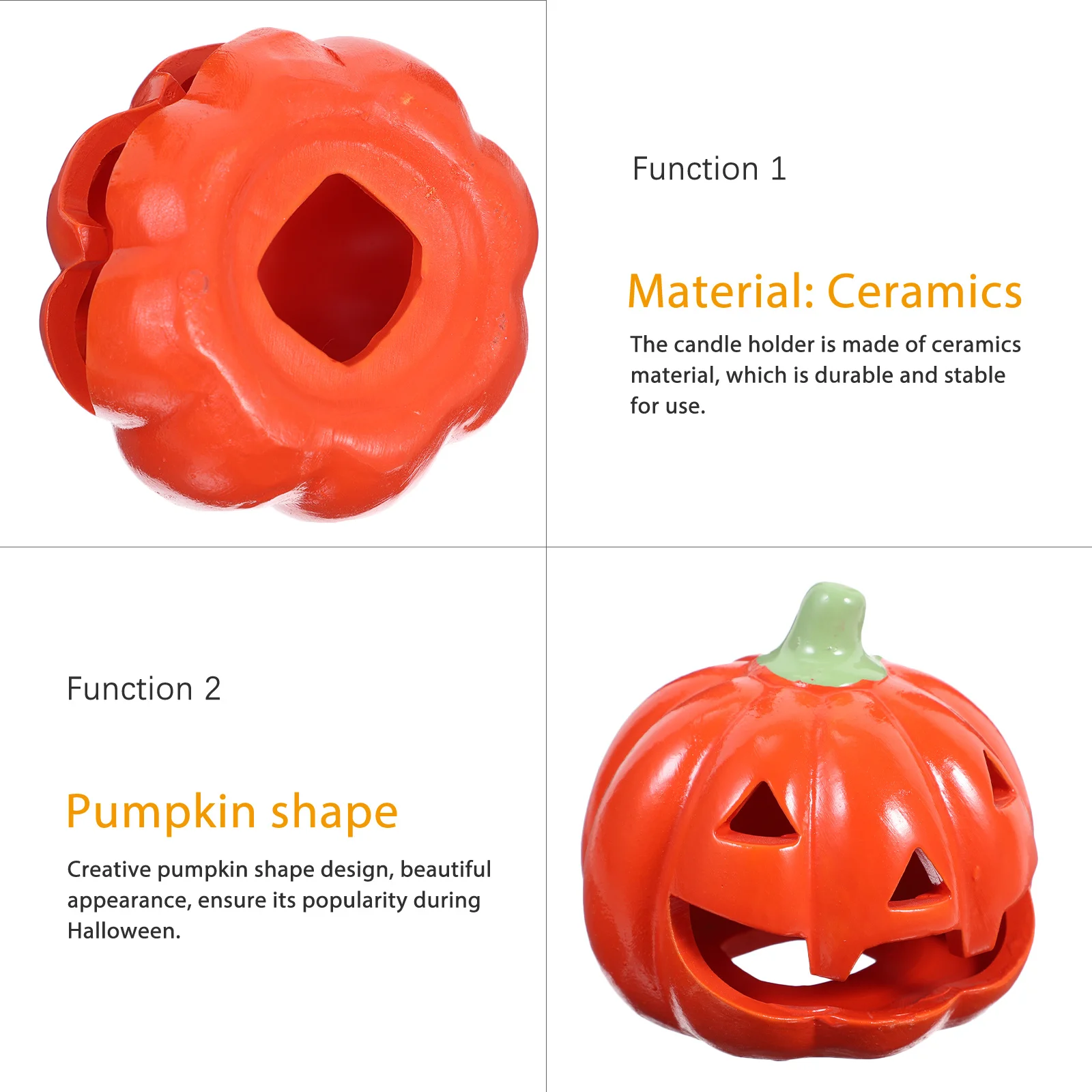 

Holder Ceramic Halloween Decor For Tea Light Party Festival Home Festival Holder Decoration Gift