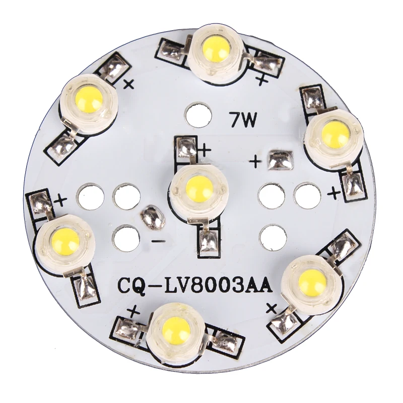 LED PCB platine heatsink with high power chips 3w 5w 7w 9w 12w 18w installed aluminum plate base for led ceiling light downlight