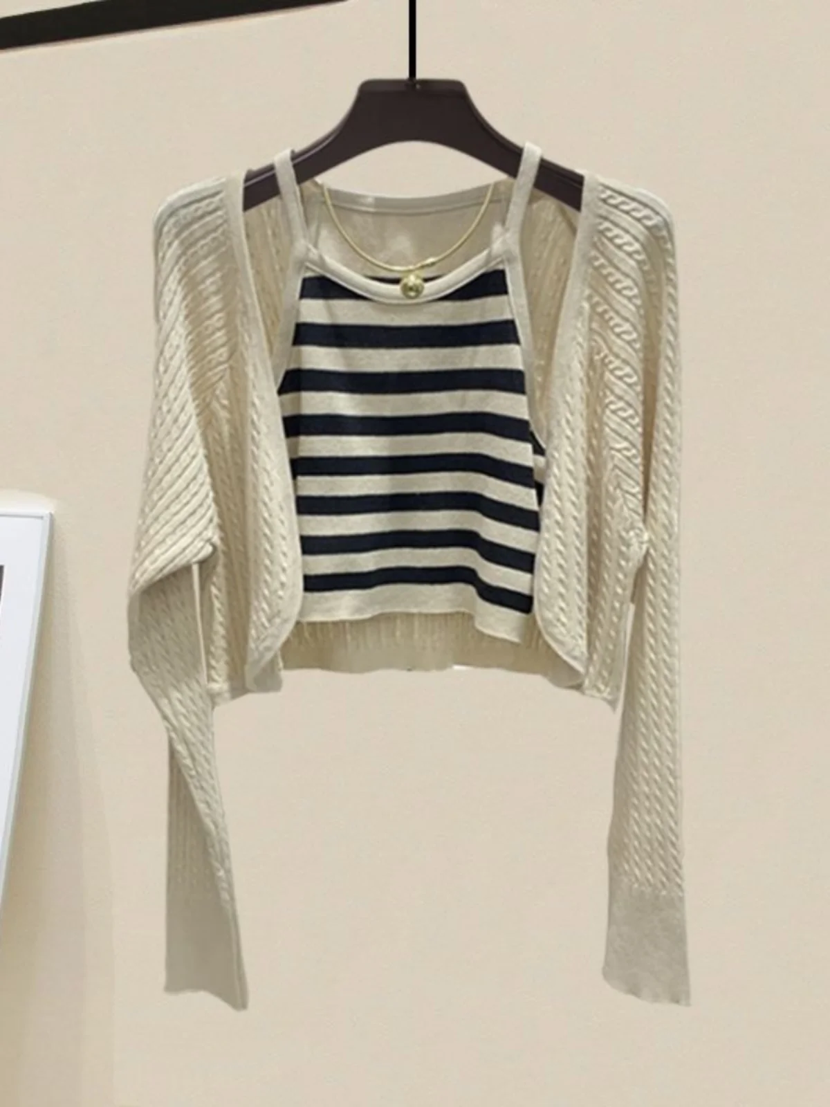 Automne Faion femmes Denim Dr Cardigan Fi queue jupe taille haute jupe Midi t-shirt pièce ensemble coréen Sle trajet Dr