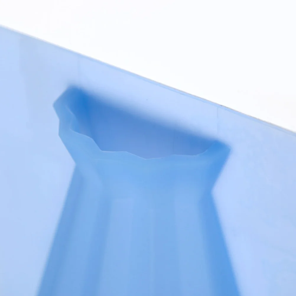 

3Pcs Vertical Flower Pot Wall Hanging Vase Silicone Wall Mounted Planter No Tools Required Plant Holder for Living Room Garden