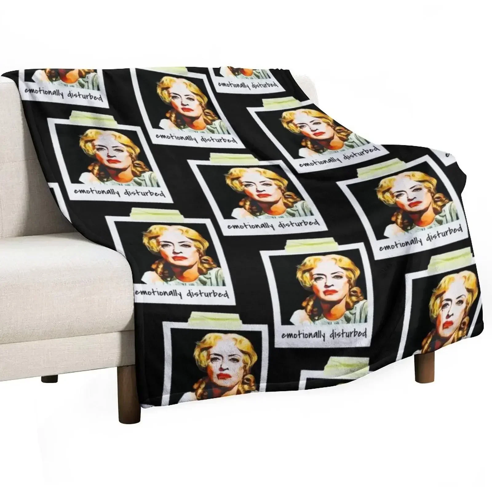 

Baby-Jane Hudson - Bette Davis Emottionnally Disturbed Throw Blanket Decorative Sofa Decoratives Blankets