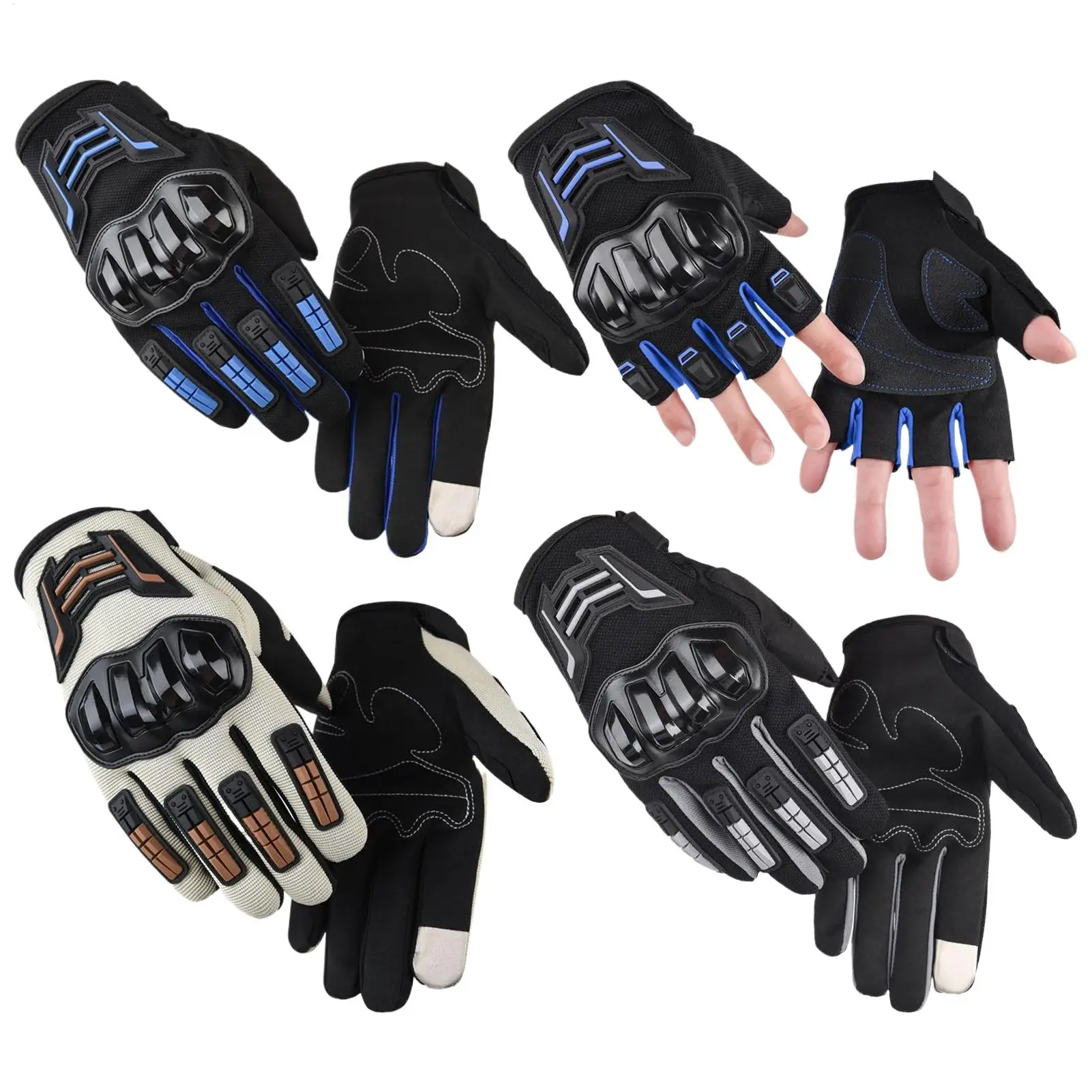 

Motorcycle Gloves Men Ta&ctical Hunting Shooting Knuckle Protection Sports Full Finger Cycling Bike Gloves Half/full Finger