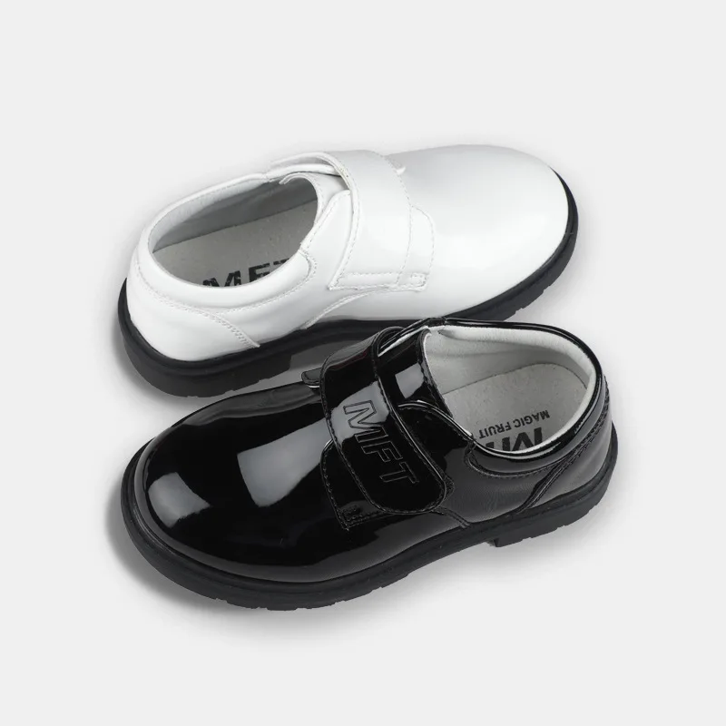 Direct Supply Classic Black/White Children's Leather Shoes/Children Performance Shoes3433